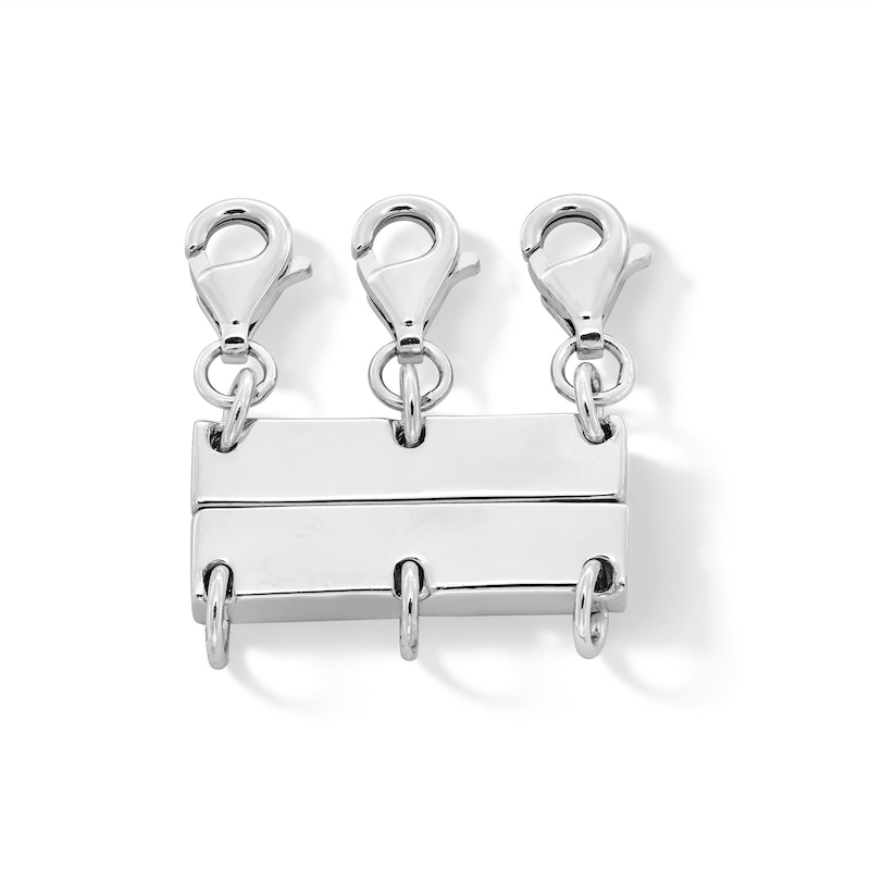 Sterling Silver Magnetic Clasp Necklace Connector