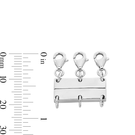 Sterling Silver Magnetic Clasp Necklace Connector