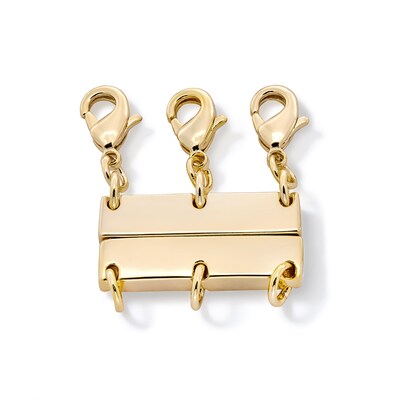 10K Gold Plated Magnetic Clasp Necklace Connector