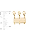 Thumbnail Image 2 of 10K Gold Plated Magnetic Clasp Necklace Connector