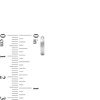 Solid Sterling Silver 8mm Mini Huggies