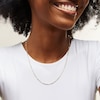 Thumbnail Image 2 of 10K Solid Gold Diamond-Cut Mirror Chain Made in Italy - 20"