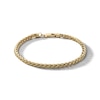 Thumbnail Image 1 of 10K Hollow Gold Diamond Cut Wheat Chain Bracelet - 8.5&quot;