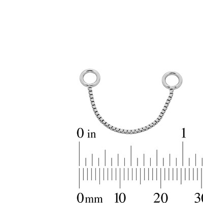 Sterling Silver Box Chain Connector