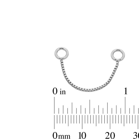 Sterling Silver Box Chain Connector