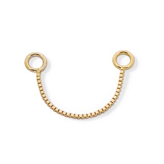 10K Gold Plated Box Chain Connector