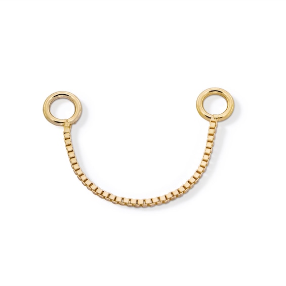 10K Gold Plated Box Chain Connector