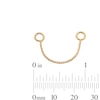 Thumbnail Image 2 of 10K Gold Plated Box Chain Connector