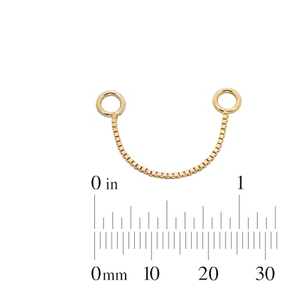 10K Gold Plated Box Chain Connector