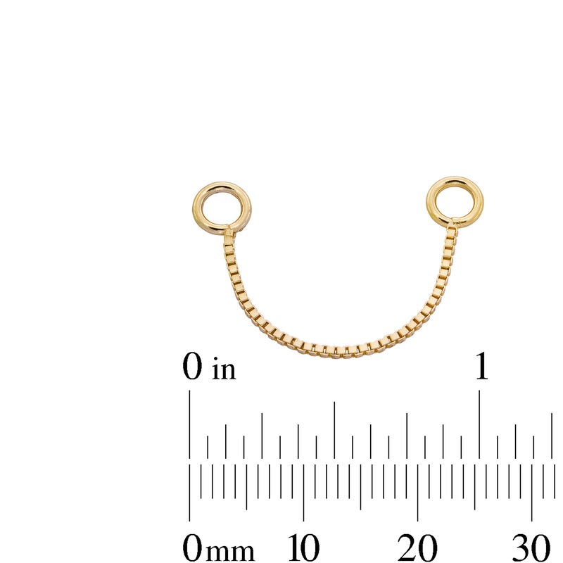 Main Image 2 of 10K Gold Plated Box Chain Connector