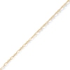 Thumbnail Image 1 of 14K Solid Gold Permanent Brilliant Figaro Chain