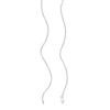 Thumbnail Image 3 of Sterling Silver Diamond Cut Open Curb Chain Made in Italy - 20"