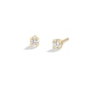 Thumbnail Image 0 of 14K Solid Gold 1/10 CT. T.W. Lab Created Diamond Piercing Studs