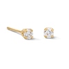 Thumbnail Image 0 of 14K Solid Gold 1/10 CT. T.W. Lab Created Diamond Piercing Studs