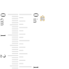 Thumbnail Image 1 of 14K Solid Gold 1/10 CT. T.W. Lab Created Diamond Piercing Studs