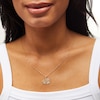 Thumbnail Image 2 of 10K Solid Gold Nana with Roses Two-Tone Necklace Charm