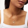 Thumbnail Image 2 of ​​​​​​​10K Solid Gold Round First Communion Necklace Charm