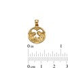 Thumbnail Image 4 of ​​​​​​​10K Solid Gold Round First Communion Necklace Charm