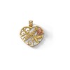 Thumbnail Image 1 of 10K Solid Gold Abuela with Rose Two-Tone Necklace Charm