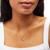 Thumbnail Image 2 of 10K Solid Gold Abuela with Rose Two-Tone Necklace Charm