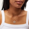 Thumbnail Image 2 of 10K Solid Gold Grandma with Roses Tri-Tone Necklace Charm