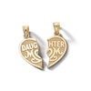 Thumbnail Image 5 of 10K Solid Gold Grandma with Roses Tri-Tone Necklace Charm