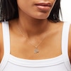 Thumbnail Image 2 of 10K Solid Gold Diamond-Cut "I Love You Mom" Necklace Charm