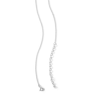 Solid Sterling Silver Diamond Accent Double Butterfly Dangle Necklace - 18"