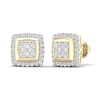Thumbnail Image 0 of ​​​​​​​​​​​​​​10K Solid Gold 3/4 CT. T.W. Lab-Created Diamond Center Halo Studs