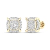 Thumbnail Image 0 of ​​​​​​​​​​​​​​10K Solid Gold 3/4 CT. T.W. Lab-Created Diamond Cupped Studs