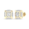Thumbnail Image 0 of ​​​​​​​​​​​​​​10K Solid Gold 1 CT. T.W. Lab-Created Diamond Large Center Rounded Studs