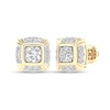 Thumbnail Image 1 of 10K Gold 1 CT. T.W. Lab-Grown Diamond Large Center Rounded Studs