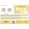 Thumbnail Image 3 of 10K Gold 1 CT. T.W. Lab-Grown Diamond Large Center Rounded Studs