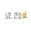 Thumbnail Image 0 of ​​​​​​​​​​​​​​10K Solid Gold 1 1/2 CT. T.W. Lab-Created Diamond Small Round Solitaire Studs