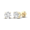 ​​​​​​​​​​​​​​10K Solid Gold 1 1/2 CT. T.W. Lab-Grown Diamond Small Round Solitaire Studs