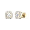 Thumbnail Image 0 of ​​​​​​​​​​​​​​10K Solid Gold 1/2 CT. T.W. Lab-Created Diamond Small Halo Studs