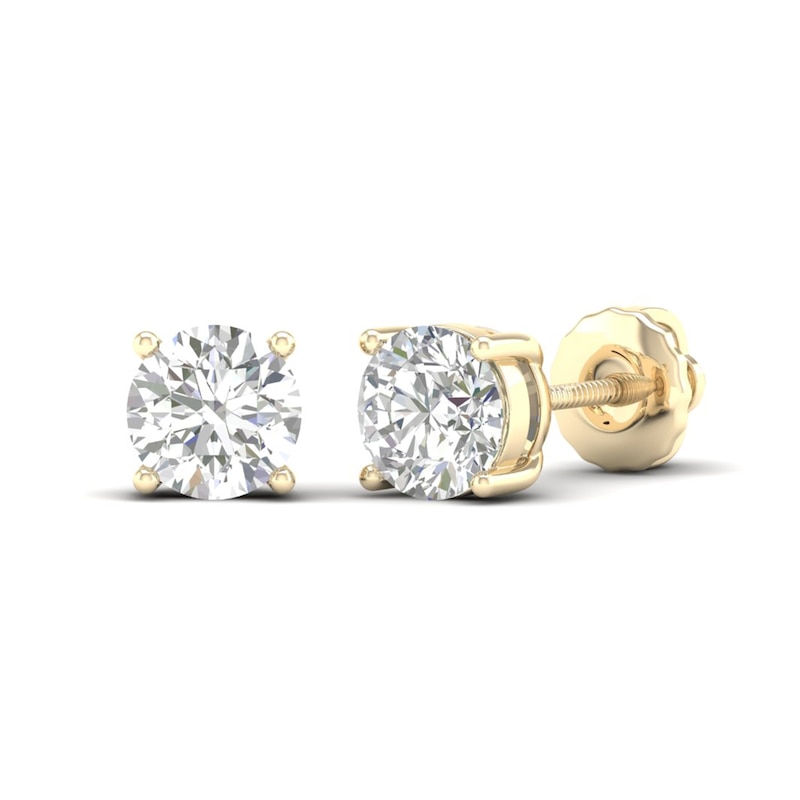 10K Solid Gold 2 CT. T.W. Lab-Grown Diamond Studs