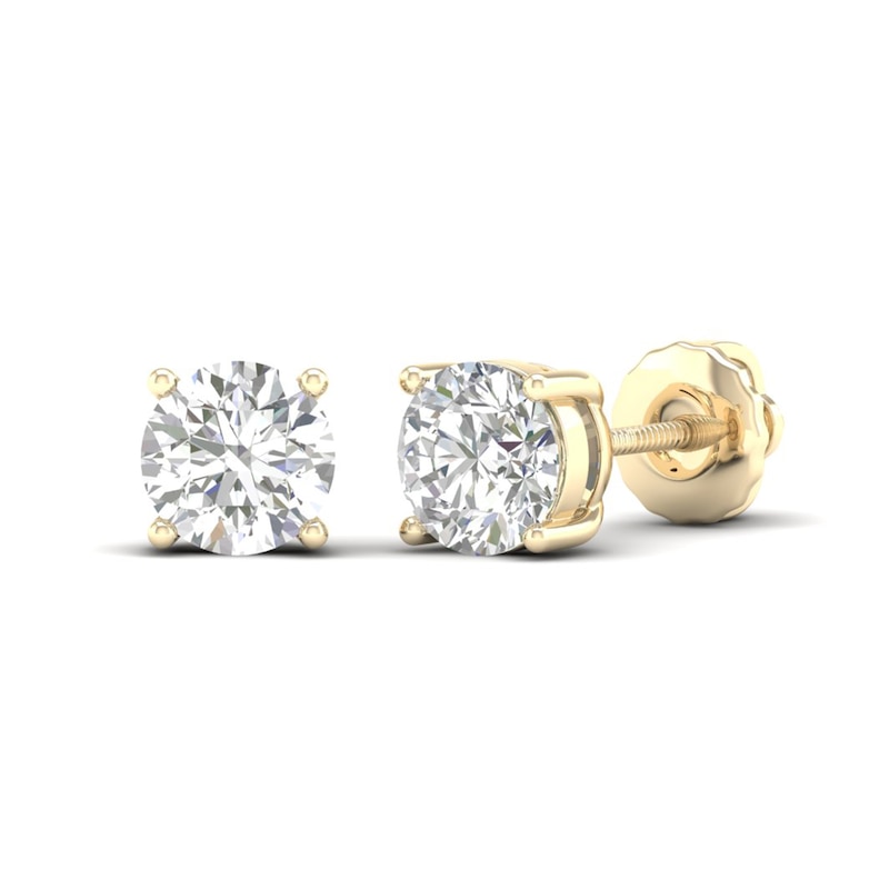 ​​​​​​​​​​​​​​10K Solid Gold 2 CT. T.W. Lab-Created Diamond Studs