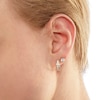 Thumbnail Image 2 of ​​​​​​​​​​​​​​10K Solid Gold 1/2 CT. T.W. Lab-Grown Diamond Channel Set Huggies