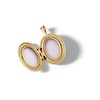 Thumbnail Image 3 of 10K Hollow Gold Oval Locket Necklace Charm