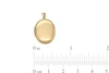 Thumbnail Image 4 of 10K Hollow Gold Oval Locket Necklace Charm
