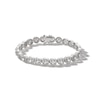 Thumbnail Image 1 of Sterling Silver CZ Round Bezel-Set Bracelet