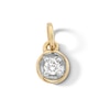Thumbnail Image 1 of 10K Solid Gold Lab-Grown Diamond Accent Round Charm