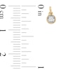 Thumbnail Image 4 of 10K Solid Gold Lab-Grown Diamond Accent Round Charm