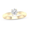 Thumbnail Image 0 of ​​​​​​​​​​​​​​10K Solid Gold 1/2 CT. T.W. Lab-Created Diamond Solitaire Ring