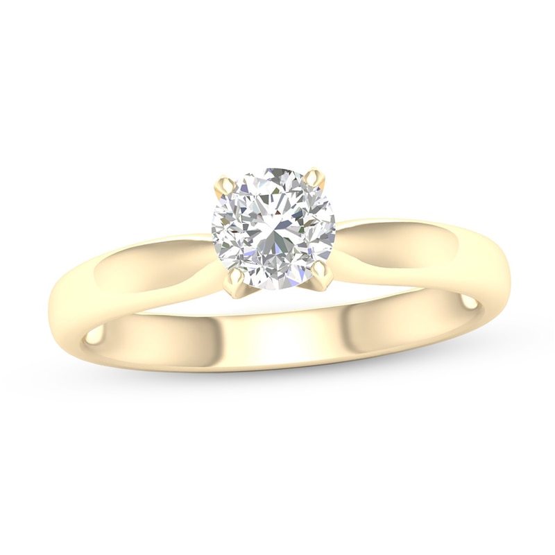 10K Gold / CT. T.W. Lab-Grown Diamond Solitaire Ring