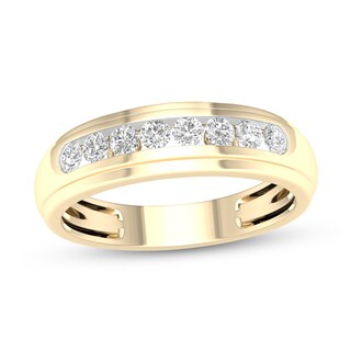 ​​​​​​​​​​​​​​10K Solid Gold 1/2 CT. T.W. Lab-Grown Diamond Eight Stone Ring