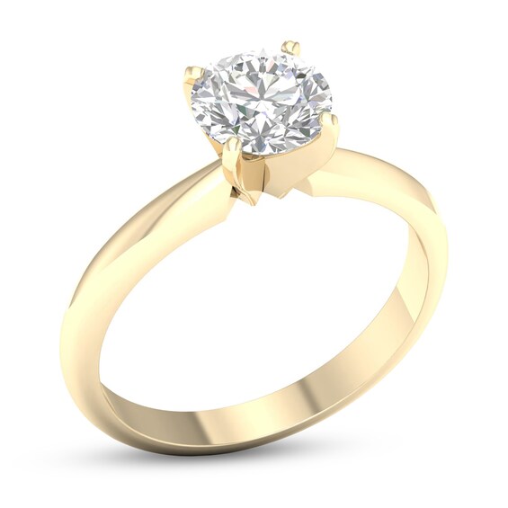 10K Gold 2 CT. T.W. Lab-Grown Diamond Solitaire Ring