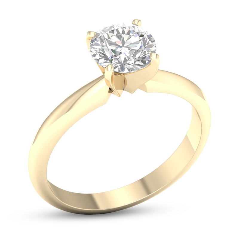 ​​​​​​​​​​​​​​10K Solid Gold 2 CT. T.W. Lab-Created Diamond Solitaire Ring