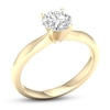 Thumbnail Image 1 of ​​​​​​​​​​​​​​10K Solid Gold 1 CT. T.W. Lab-Created Diamond Solitaire Ring